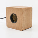 Cube Wood Light Base