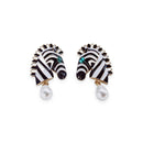 Zebra Earrings