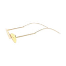 Gold & Dark Yellow Vintage Cat-Eye Sunglasses