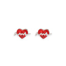 Heart Stud Earrings