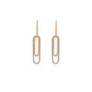 Oblong Shiny Earrings