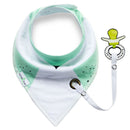 Cotton Baby Bibs with Pacifier Holder