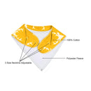 Cotton Baby Bibs with Pacifier Holder Set (3pcs)