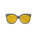 Mirrored Flat Cat Eye Glasses