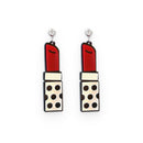 Red Lipstick Earrings