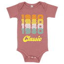 Baby 1980 Classic Onesie - 1980 Onesie - 80s Onesie