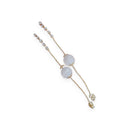 Opal Rhinestone Drop Earrings