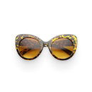 Oversize Round Cat Eye Glasses