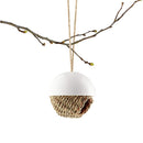 Hanging Woven Porcelain Bird Shelter