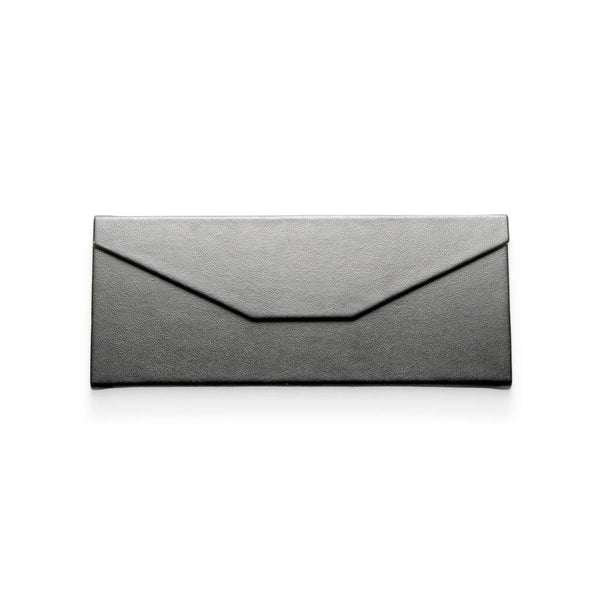 Matte Black Folding Triangle Sunglasses Case