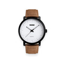 Men’s Brown Leather Quartz Watch