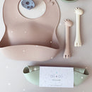 Blush Silicone Baby Bib