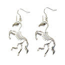 Unicorn Skeleton Earrings