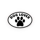 Dog Lover Oval Car Magnet