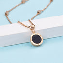Clock Pendant Necklace
