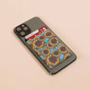 Sunflower Print Phone Pocket