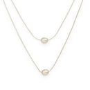 Double Layered Pearl Necklace