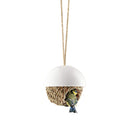 Hanging Woven Porcelain Bird Shelter