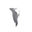 Metal Bird Statue - Woodpecker Bird Art