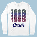 1980 Classic Long Sleeve T-Shirt - 1980 T-Shirt - 80s Tee Shirt