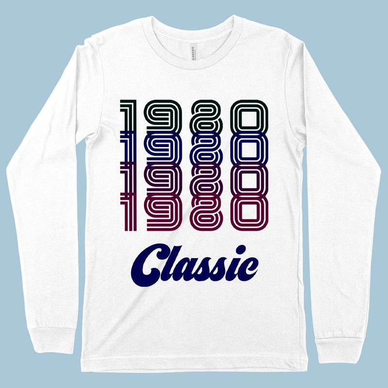1980 Classic Long Sleeve T-Shirt - 1980 T-Shirt - 80s Tee Shirt
